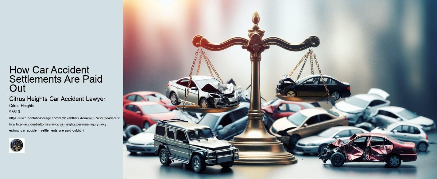 How Car Accident Settlements Are Paid Out