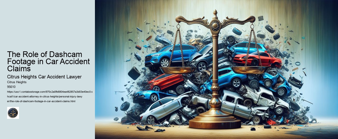 The Role of Dashcam Footage in Car Accident Claims