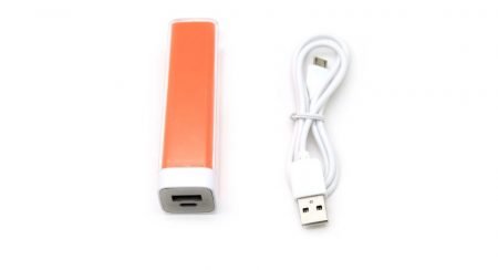 Compact Power Bank Charger Orange