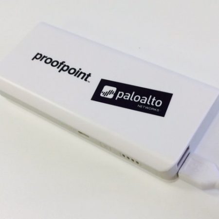 Dual Port Custom Power Bank Black & White