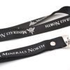 Custom Polyester Lanyards Black