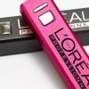 Promotional Power Bank & Charger Black Purple
