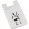 Dual Pocket Silicone Phone Wallet White