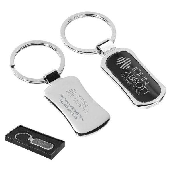 Chrome Metal Keychain