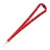 Custom Polyester lanyard - red - 3/4"