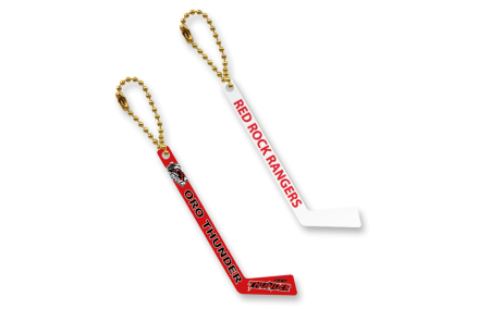 Hockey Stick Keychains