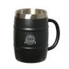 Custom Brewmaster Barrel Mug - black