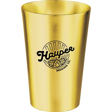 Metal Pint Cup - gold