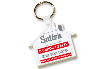 Flexible House Shape Keychain