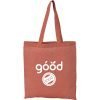 recycled cotton tote - red