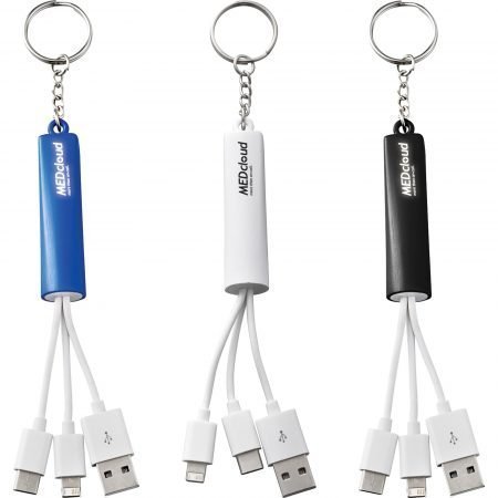Light Up Logo 3-in-1 Charging Cable