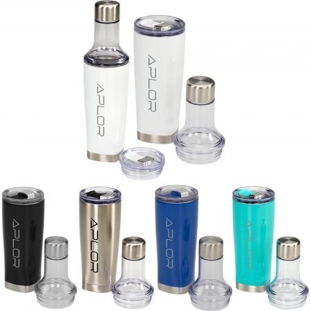 Duo Copper Vacuum Bottle & Tumbler