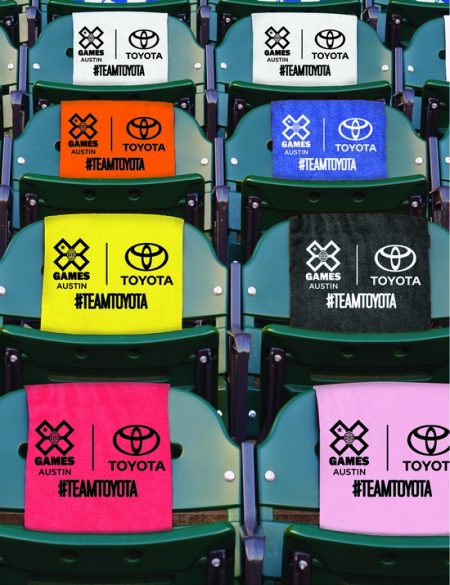 Colored Custom Rally Towels
