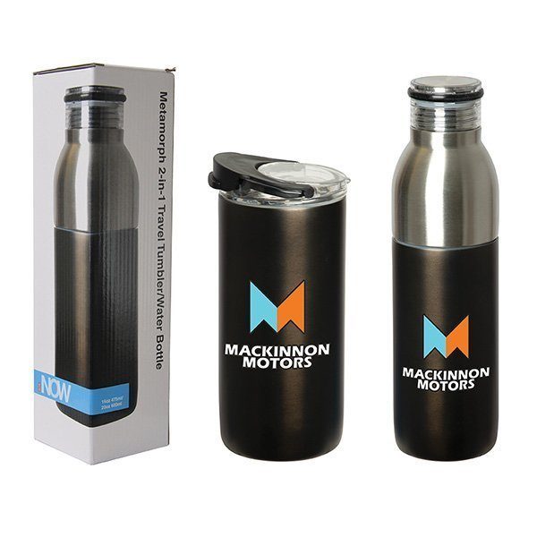 Metamorph 2-in-1 Custom Travel Tumbler Bottle