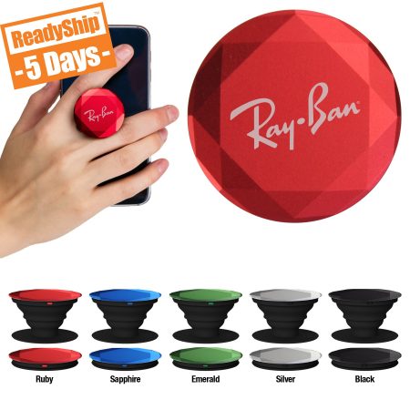 Diamond Aluminum PopSockets Grip