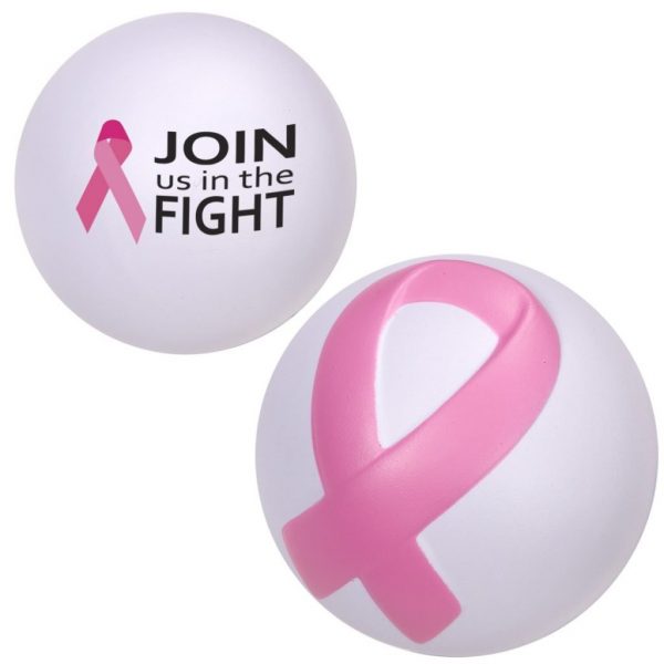 Breast Cancer Awareness Ribbon Stress Reliever