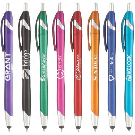 Metallic Custom Stylus Clic Pen