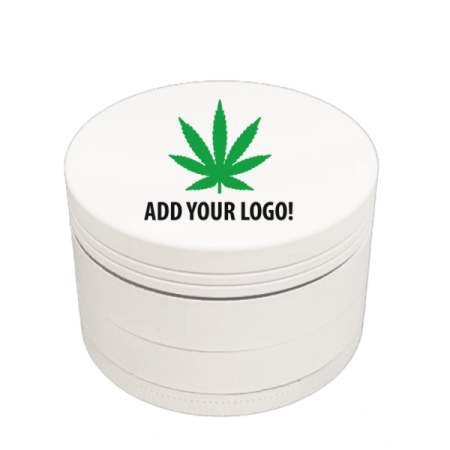 White Aluminum Custom Grinder