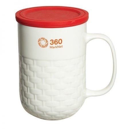 Colombo Porcelain Mug with Tea Strainer