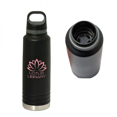 Custom Stainless Steel Bottle w/ Strainer
