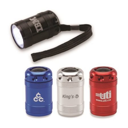 Aluminum Promotional 6-LED Flashlight