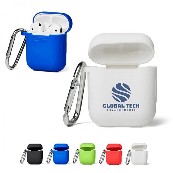Custom Silicone Airpod Case w/ Carabiner