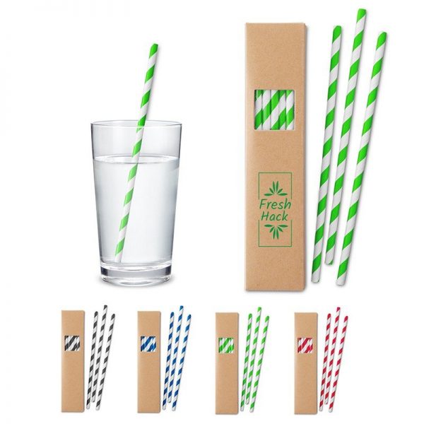Custom Paper Straw Set