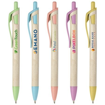 Eco-Friendly Wheat Plastic Click Pen