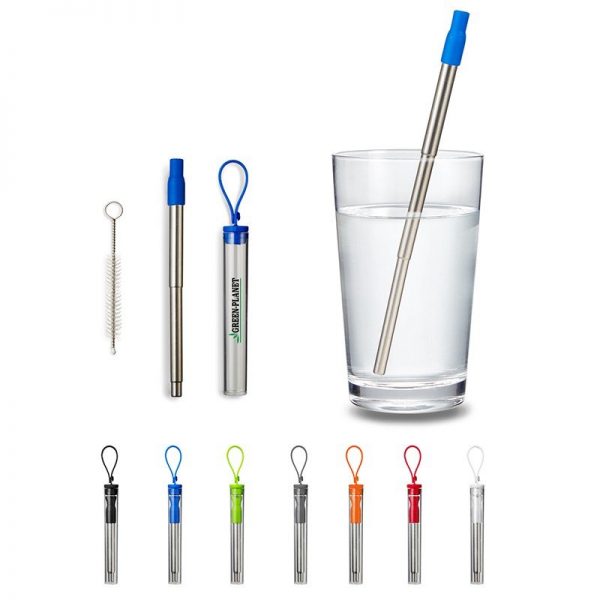 Collapsible Reusable Custom Metal Drinking Straw