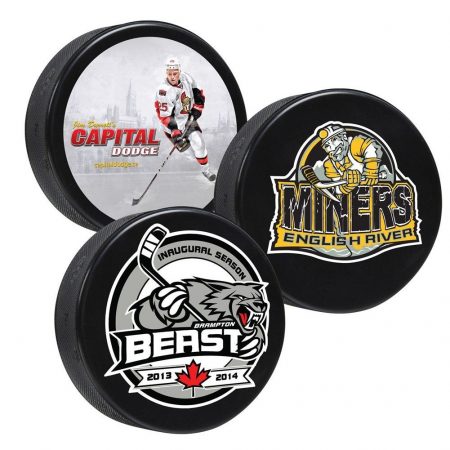 Canadian Made Custom Hockey Pucks