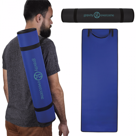 Custom Fitness Yoga Mat w/ Shoulder Strap