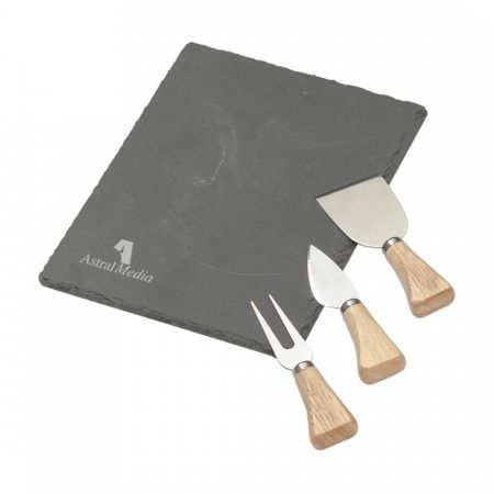 Slate Platter Cheese Set