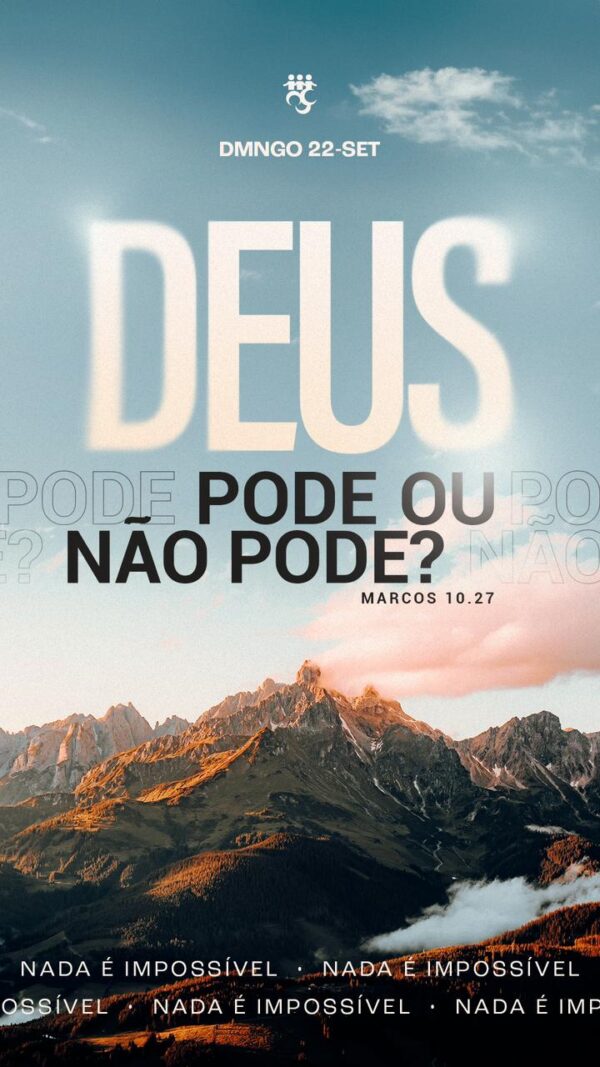 2963 Deus pode ou nao pode