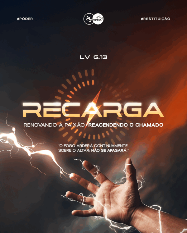 Recarga – O Evento que Vai Renovar a Paixão pelo Chamado!