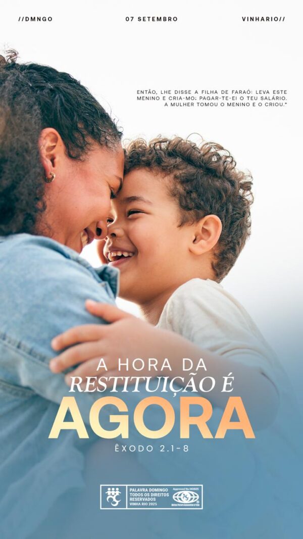 A Hora da Restituição é Agora!