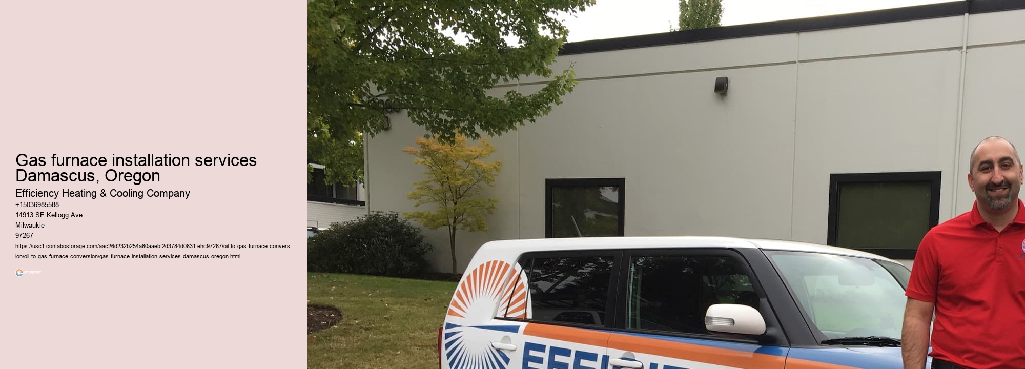 Gas furnace installation services Damascus, Oregon