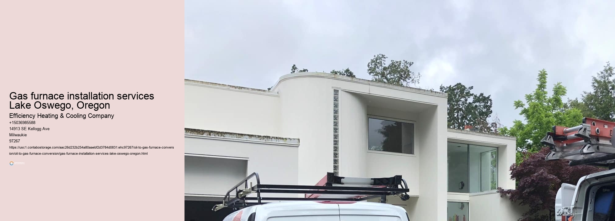 Gas furnace installation services Lake Oswego, Oregon