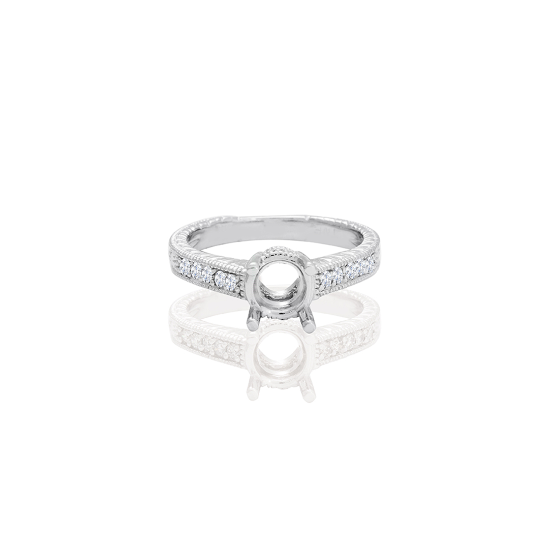 Janat Filogree Design Style Engagement Ring