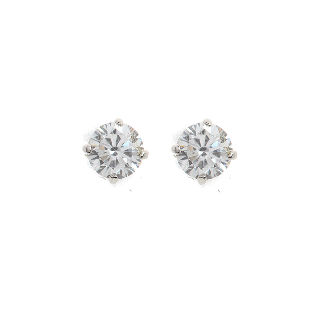 Fatima Four Prong Cubic Earrings