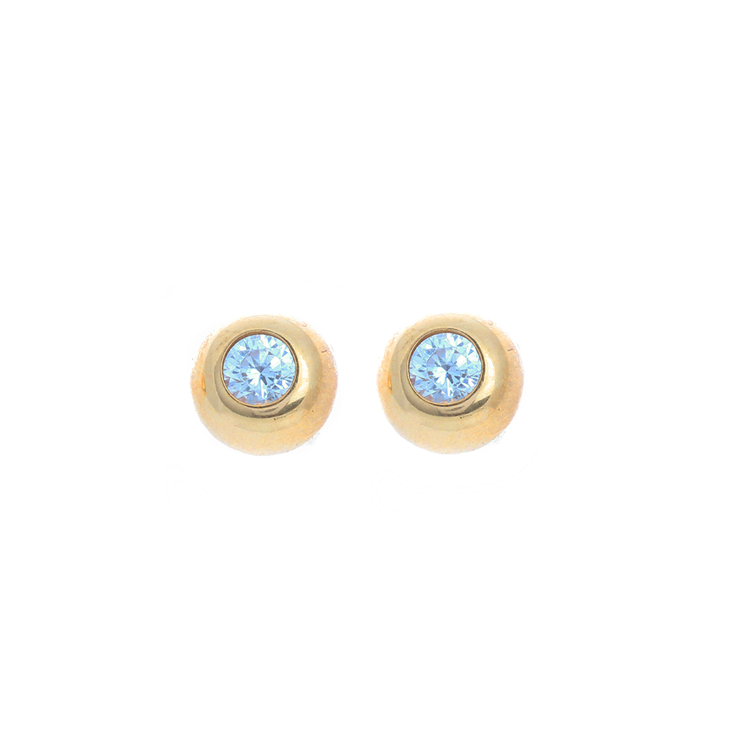 Malia Round & Cubic Earrings