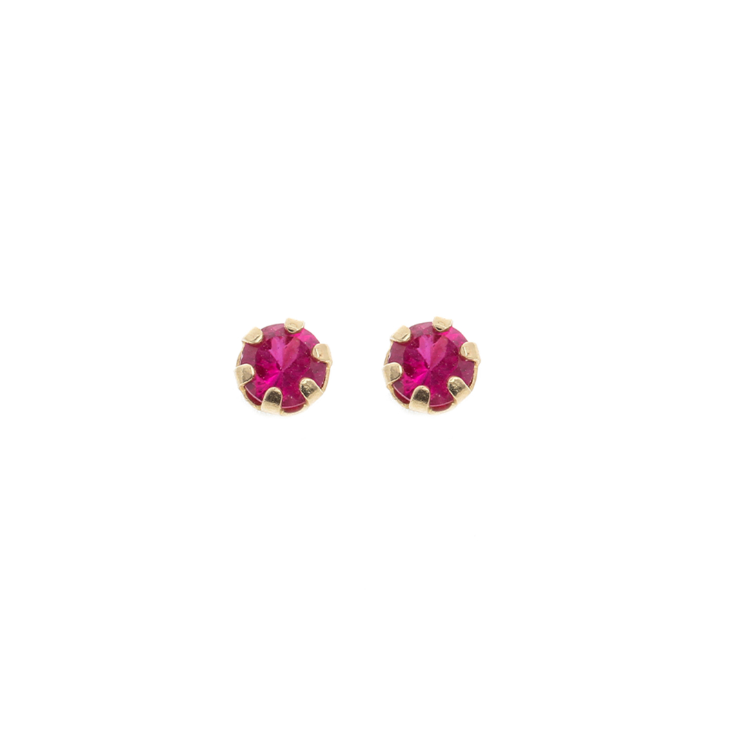 Celeste Ruby Stone Earrings