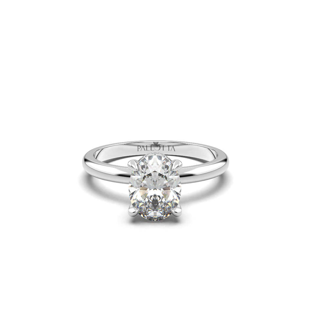 Kinsley Accent Round Engagement Ring