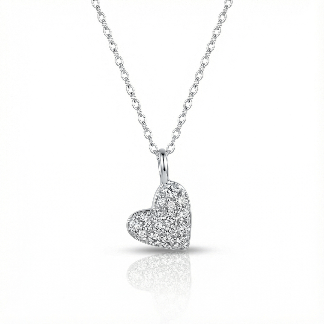 Rokaya Small Diamond Heart Pendant