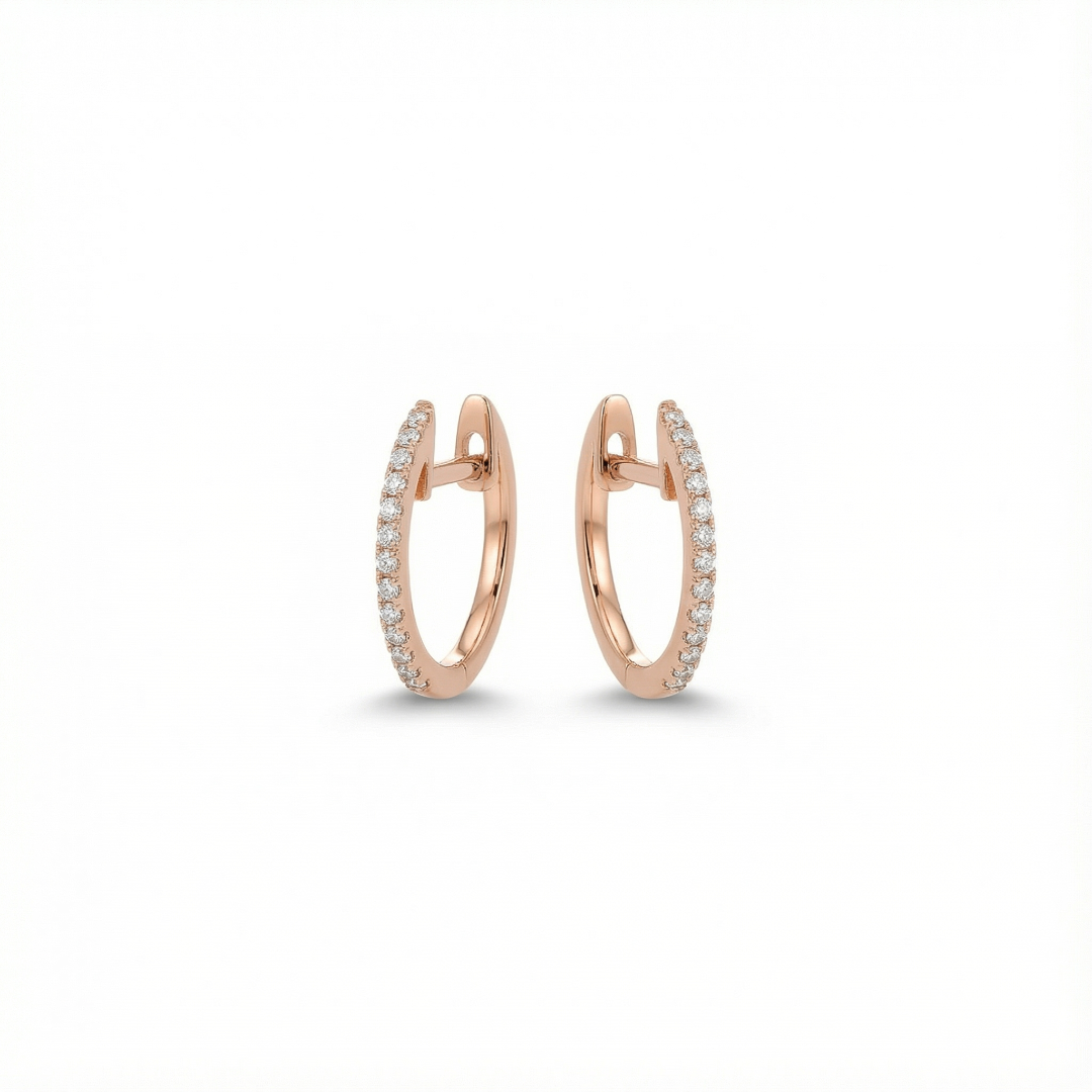 Imelda Thin Hoop Earrings (0.12 CTW.)