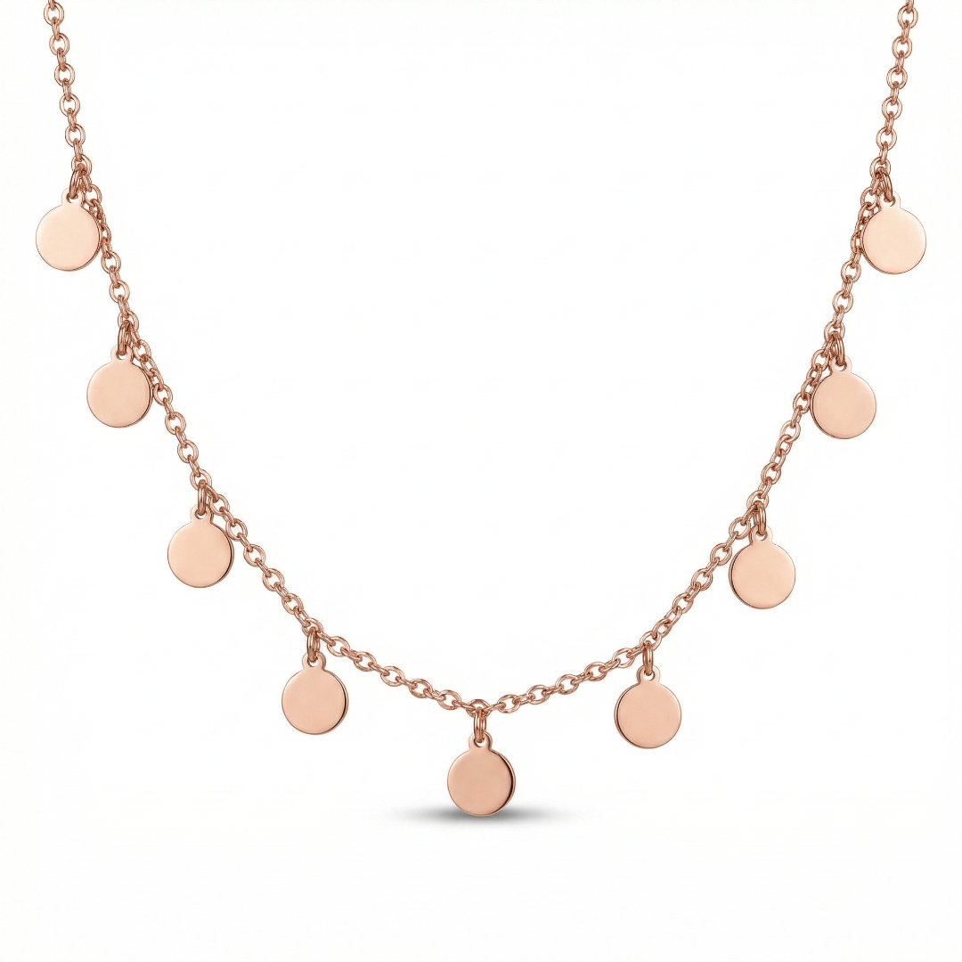 Shahian Circle Drop Necklace