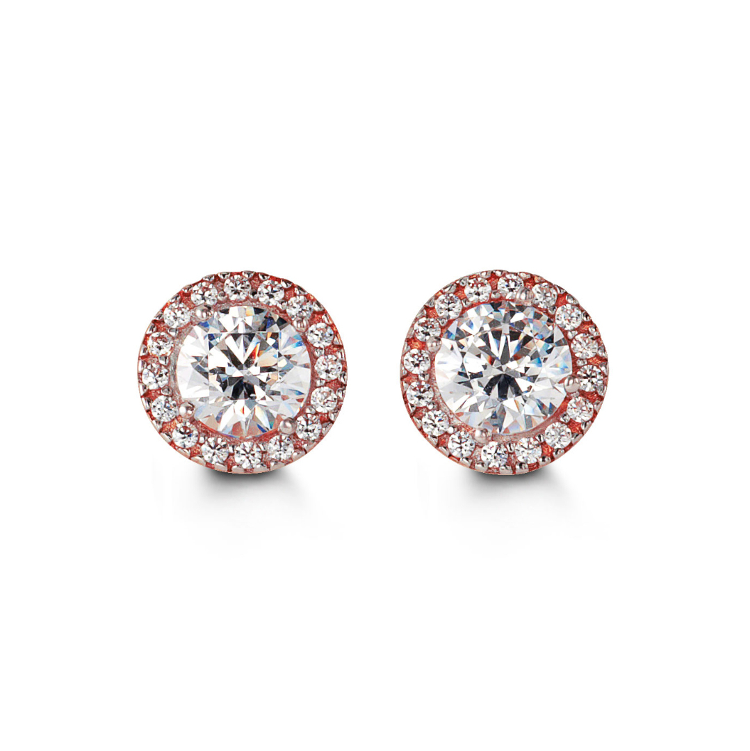 Gimma Halo Stud Khaleesi Earrings