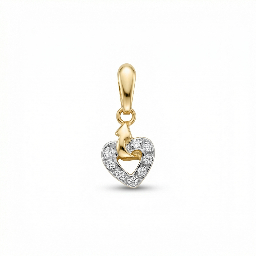 Rezza Heart Cubic Italy Pendant