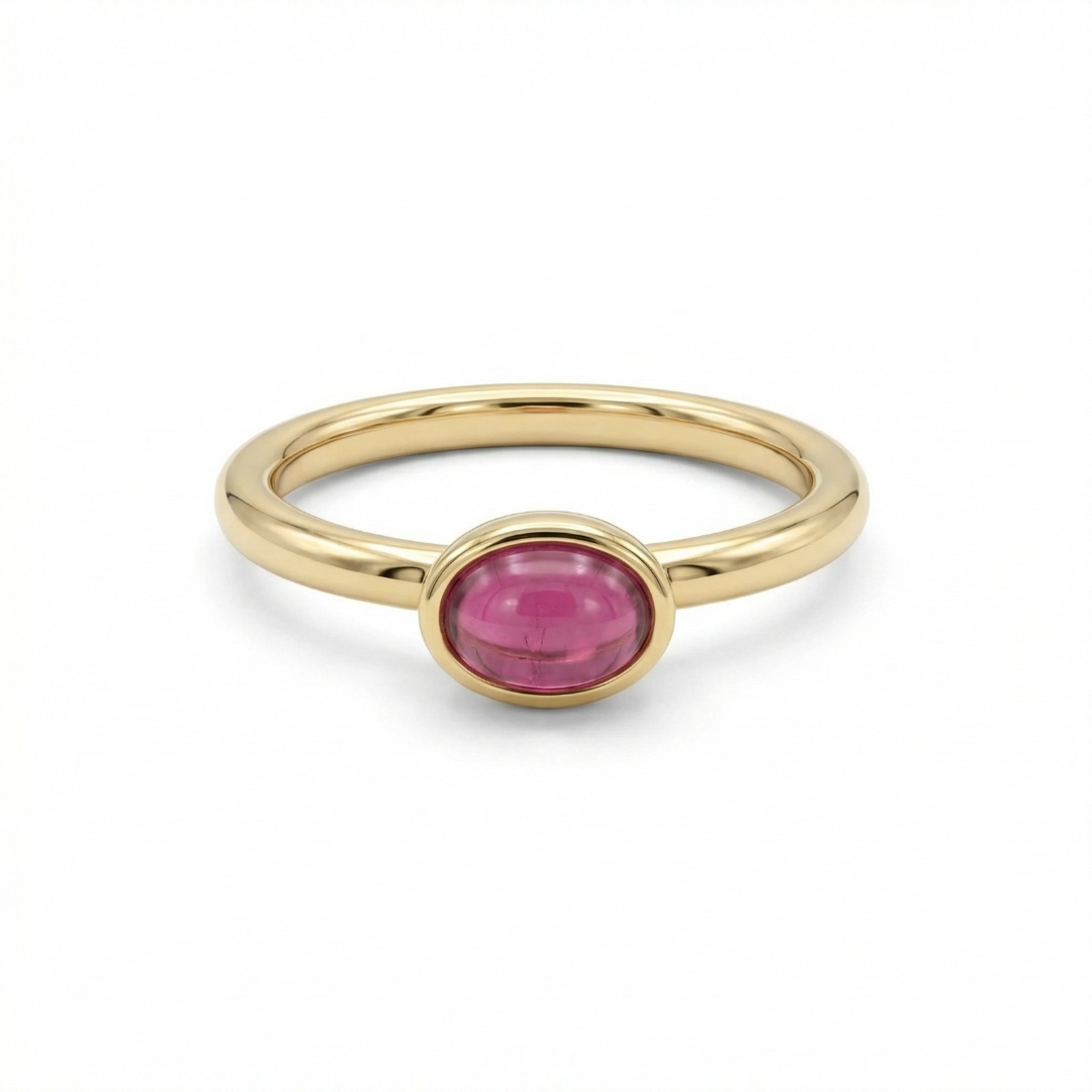 Jasmine Amethyst Oval Ring