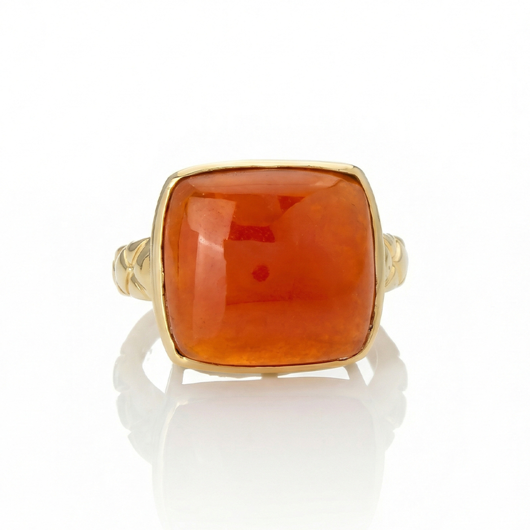 Gela Square Orange Stone