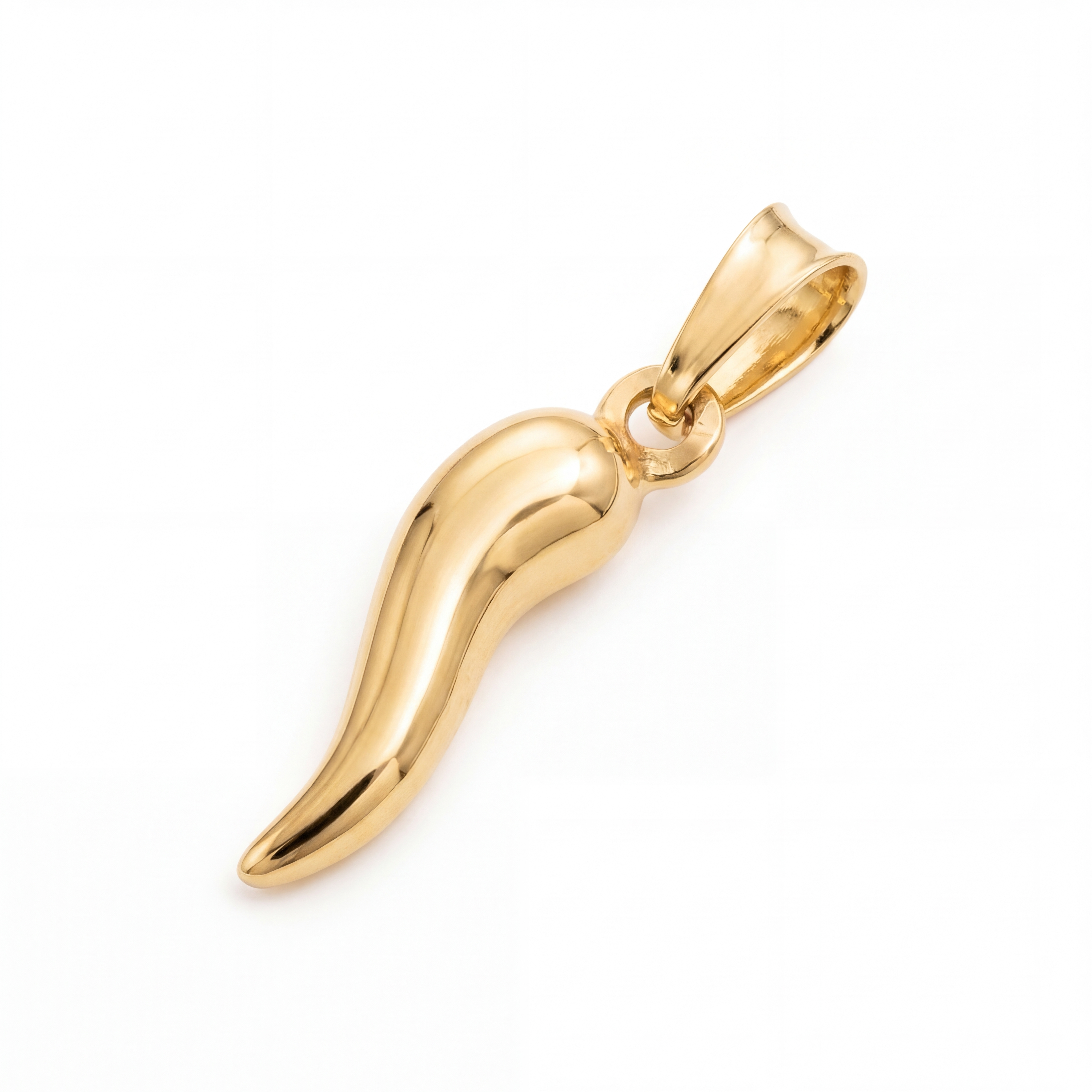 Khiwar Puffed Horn Pendant